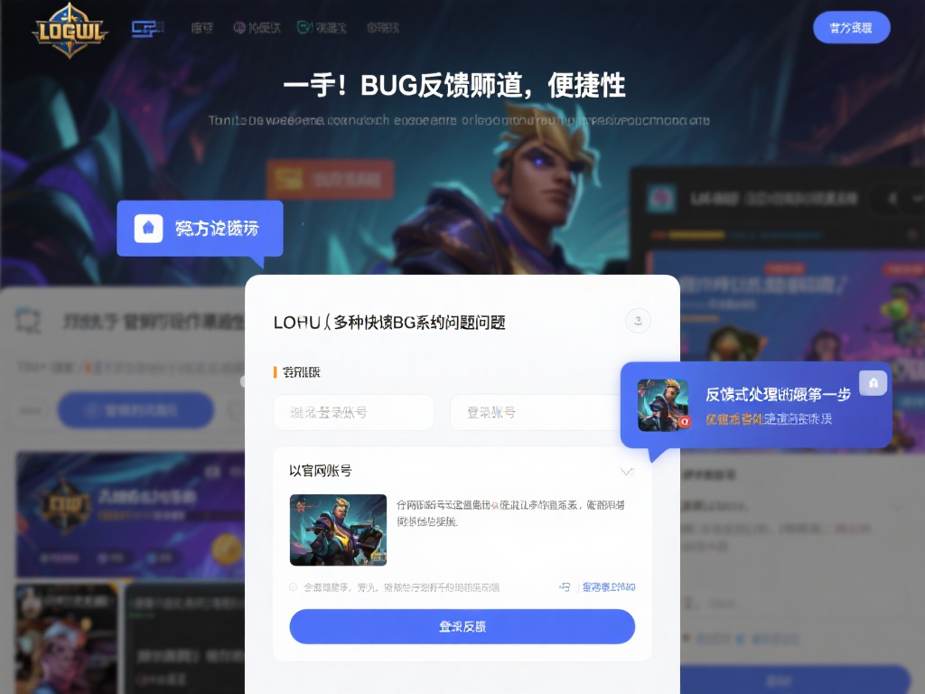 一、BUG反馈渠道的便捷性
LOL官方